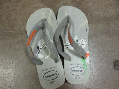 Used Havaianas Flip Flops Size 35/36 US 3/4Y