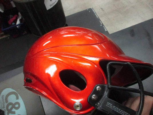 Used Worth LPBHY1 Batting Helmet With Mask 6 1/2 - 7 1/4