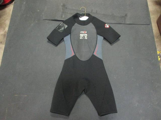 Used Body Glove Pro 3 Junior Shorty Wetsuit Size 10 2/1mm