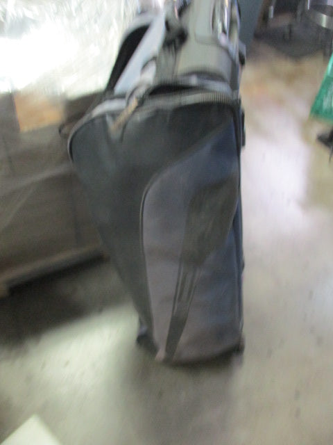 Load image into Gallery viewer, Used Bownet Commander Wheeled EQUIPMENT BAG Purple (HAS HOLE)
