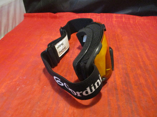 New Gordini Starting Gate Single Lens Goggles - Black/Gold