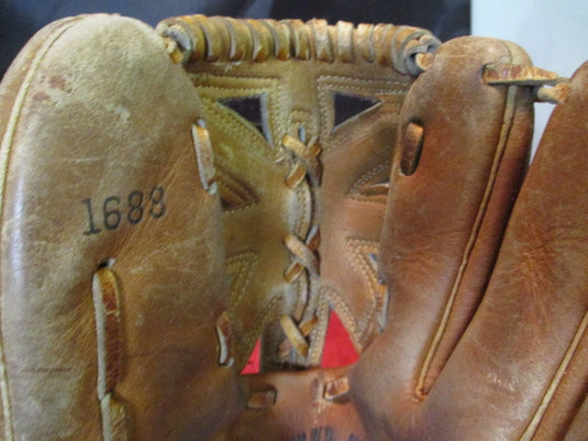Used Vintage Sears 1689 Ted Williams Leather Baseball Glove