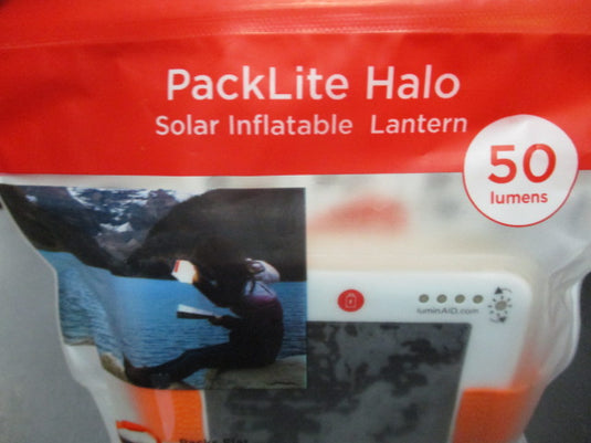 Used PackLite Halo Solar Inflatable Lantern