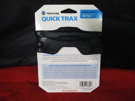 New Quik Trak Studded Ice Traction For Shoes