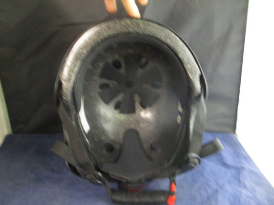 Used Black Bicycle / Skate Helmet with Safety Light Size Medium
