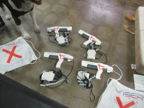 Used Laser Tag X 4 Players - (Two Need Batteries)