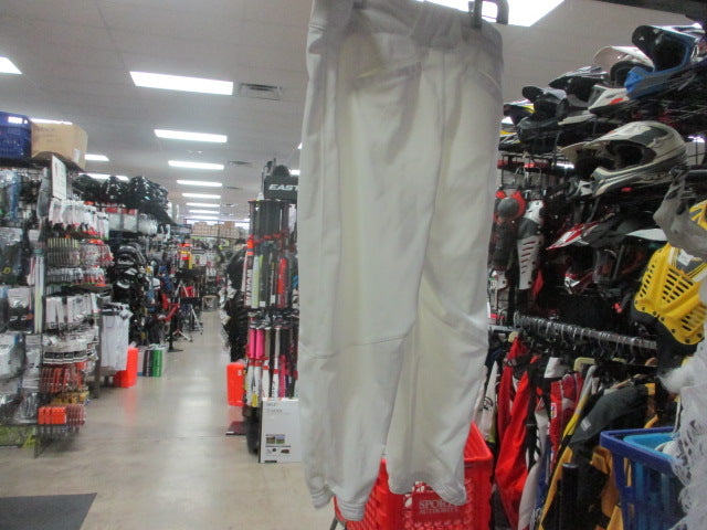 Load image into Gallery viewer, Nike White Mens Adult Small Baseball Pants with Black Pinstripes
