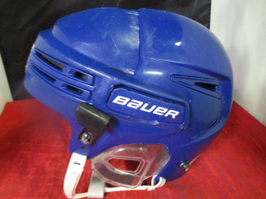 Used Bauer Reakt 75 Hockey Helmet Royal Blue Size Small