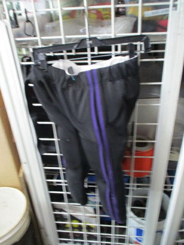 Used Black & Purple Football Pants W/ Pads Youth Size Large