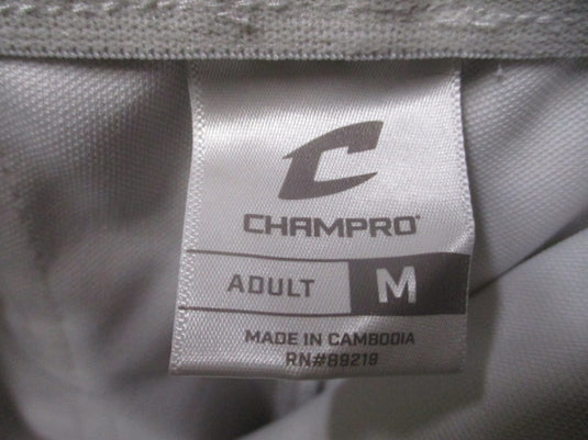 Used Champro White Knicker Bottom Pants Adult Size Medium - stained and spotted