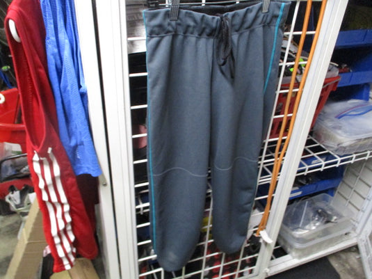 Used The Glove Athletitude Softball Pants Graphite w/ Blue Piping Small