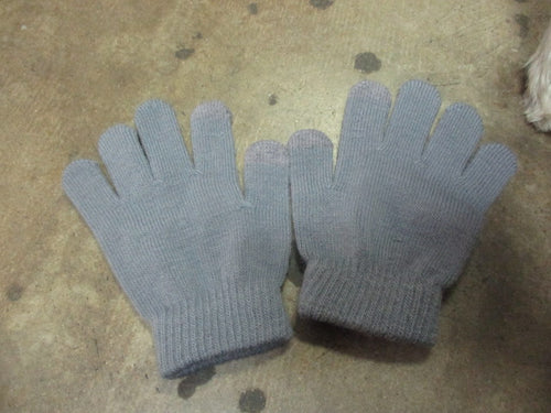 Used Grey Youth Gloves