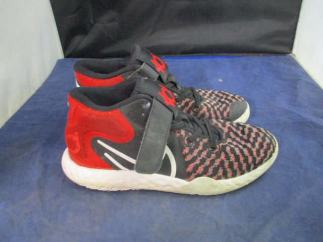 Load image into Gallery viewer, Used Nike KD Try 5 VIII Black University Red(PS) Basketball Shoes Youth Size 2.5
