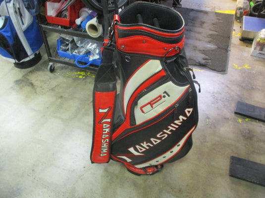 Used Nakashima NP-1 Leather Golf Staff Bag
