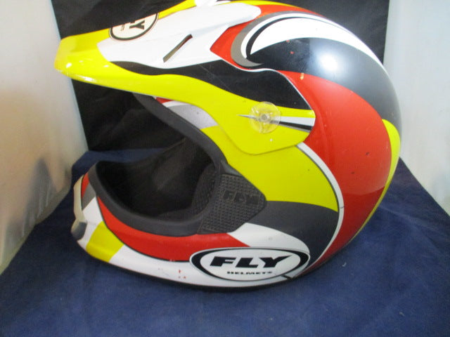 Load image into Gallery viewer, Used Fly Helmets FL-606 Motorcross Helmet Size Small w/ Bag
