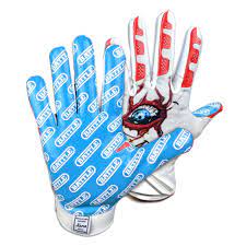 New Battle Cloaked "Lil Evil" Football Receiver Gloves - Youth Med