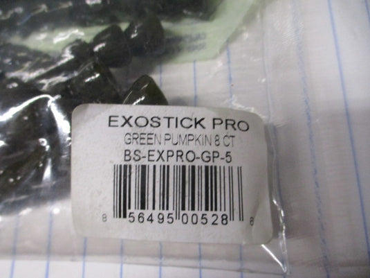 Biospawn ExoStick Pro Bait Green Pumpkin - 8 ct