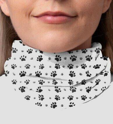 New Cool You Now Neck Gaitor - Paw Print