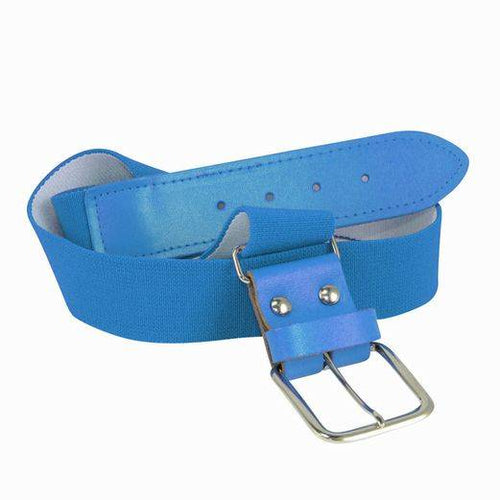 New TCK Elastic Baseball Belt Columbia Blue Adult