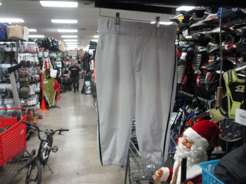 Used Champro White Knicker Baseball Pants W/ Black Piping