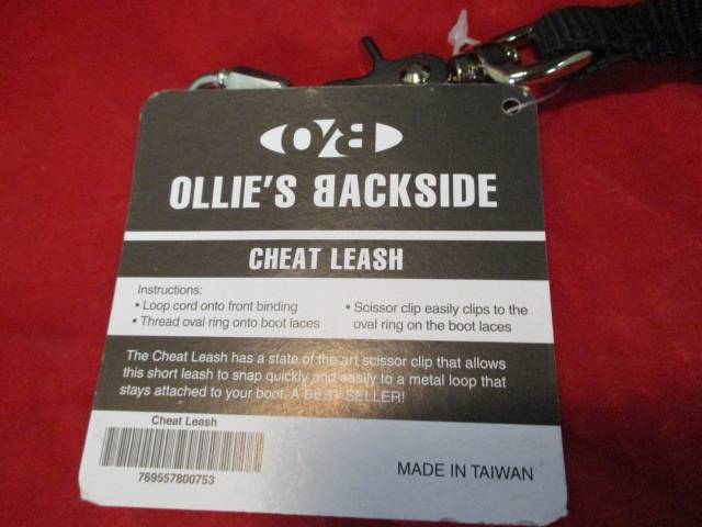 Load image into Gallery viewer, New Ollie&#39;s Backside Cheat Leash Snowboard Leash
