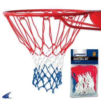 New Champro Braided Nylon Basketball Net Red/White/Blue (NG04)