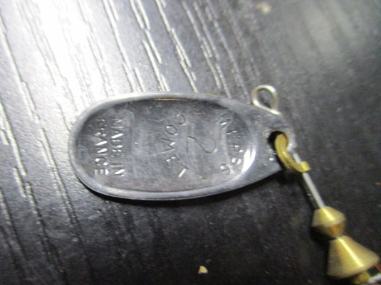 Used Mepps 2 Black Fury Rooster Tail Spinner Lure