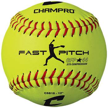 Load image into Gallery viewer, New Champro 12&quot; Fast Pitch Durahide Cover .44 COR Softball - Dozen
