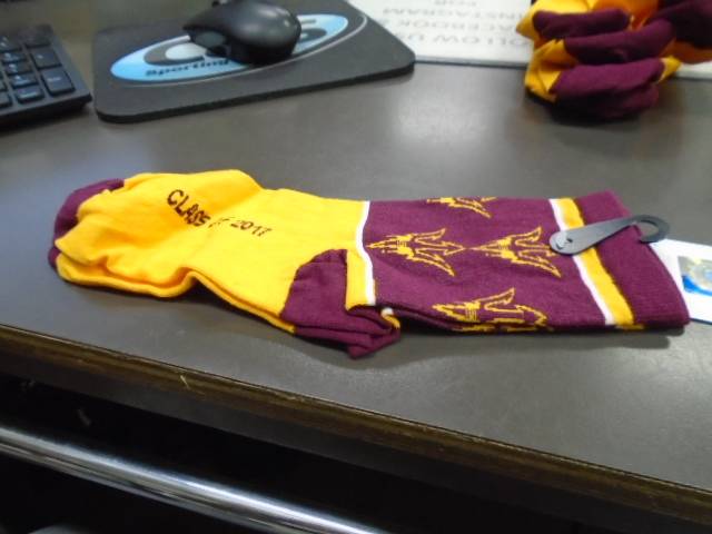 Load image into Gallery viewer, New ASU Ankle Athletic Sock Sz 9-11
