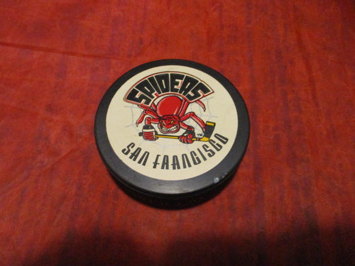 Used Vintage San Francisco Spiders IHL Hockey Puck
