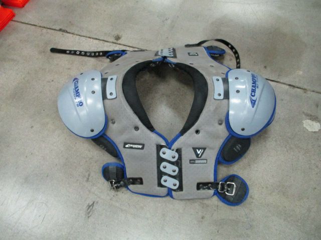Load image into Gallery viewer, Used Champro Vertex Football Shoulder Pads Size 4XL 155-180 lbs Back Rivets Dama
