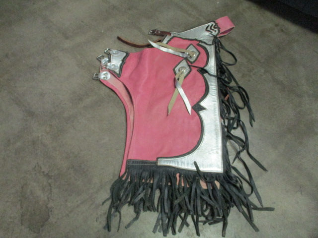 Load image into Gallery viewer, Used Saddle Barn 21&quot; Pink Riding Chaps
