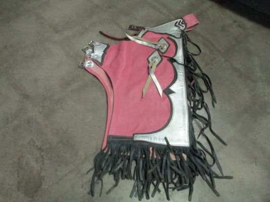 Used Saddle Barn 21" Pink Riding Chaps