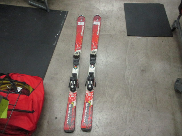 Load image into Gallery viewer, Used Nordica Hot Rod J 140cm Skis W/ Salomon Bindings
