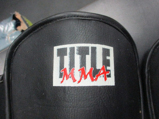 Used Title MMA Shin Guards Size Medium (Has slight wear on shin)