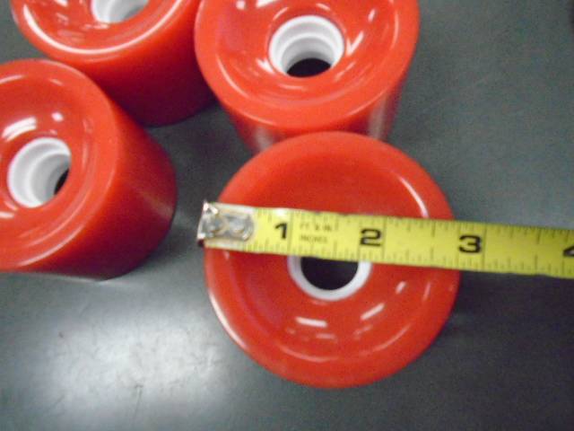 Load image into Gallery viewer, New Red SKATEBOARD WHEELS Set of 4
