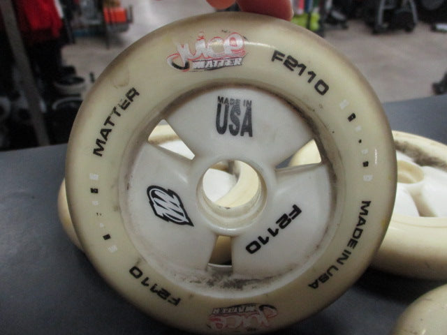 Load image into Gallery viewer, Used Matter Juice F2110 Skate Wheels - Set of 4
