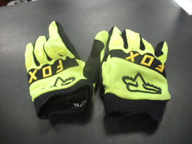 Load image into Gallery viewer, Used Fox Motocross Gloves Size Youth Large
