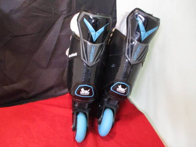 Load image into Gallery viewer, Used Marsblade FMT One Inline Hockey Skates Size 4.5D
