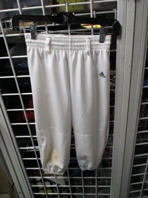 Used Adidas Knicker Pants Youth Size Small - stain on knee and pocket