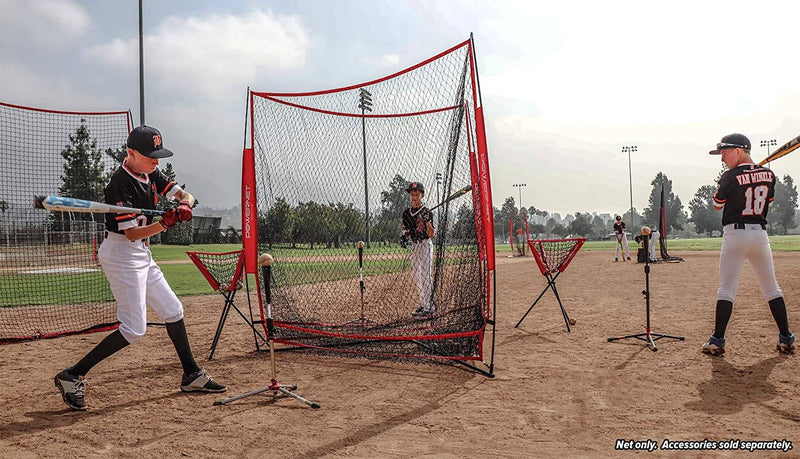 Load image into Gallery viewer, New PowerNet Triple Threat Baseball 3 Way 7&#39; x 7&#39; Batting or Pitching Net
