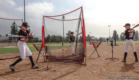 New PowerNet Triple Threat Baseball 3 Way 7' x 7' Batting or Pitching Net