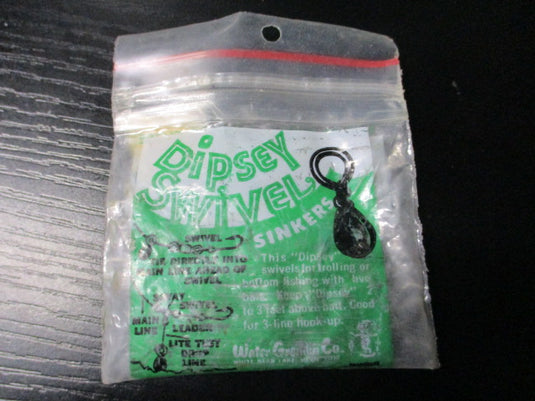 Used Water Gremlin Dipsey Swivel Sinkers 1 oz - 3 ct
