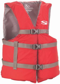 New Stearns Classic Series Adult Universal Red Boating Lifejacket
