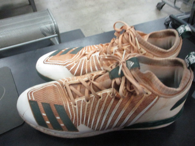 Load image into Gallery viewer, Used Adidas Metal Baseball Cleats Size 13.5
