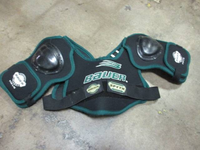 Load image into Gallery viewer, Used Bauer Spyth Hockey Shoulder Pads Size Youth Large
