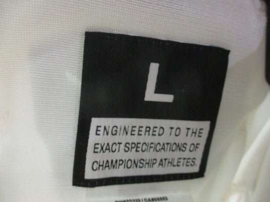 Used Nike White 7 Pad Football Pants Size Large