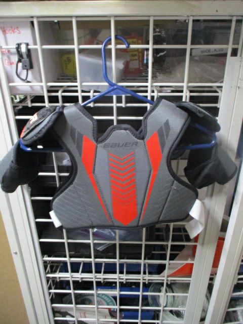 Load image into Gallery viewer, Used Bauer Lil Sport Shoulder Pads Youth Size Large
