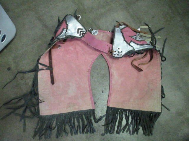 Load image into Gallery viewer, Used Saddle Barn 21&quot; Pink Riding Chaps
