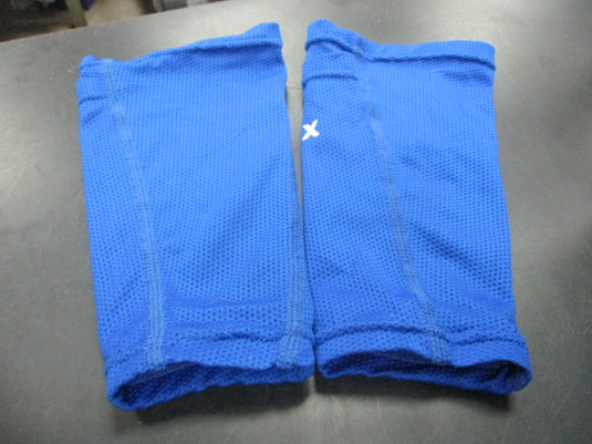 Used Gonex Blue Soccer Shin Guard Sleeves